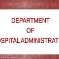 INSTITUTE DAY 2021 -  14. Poster: Hospital Administration